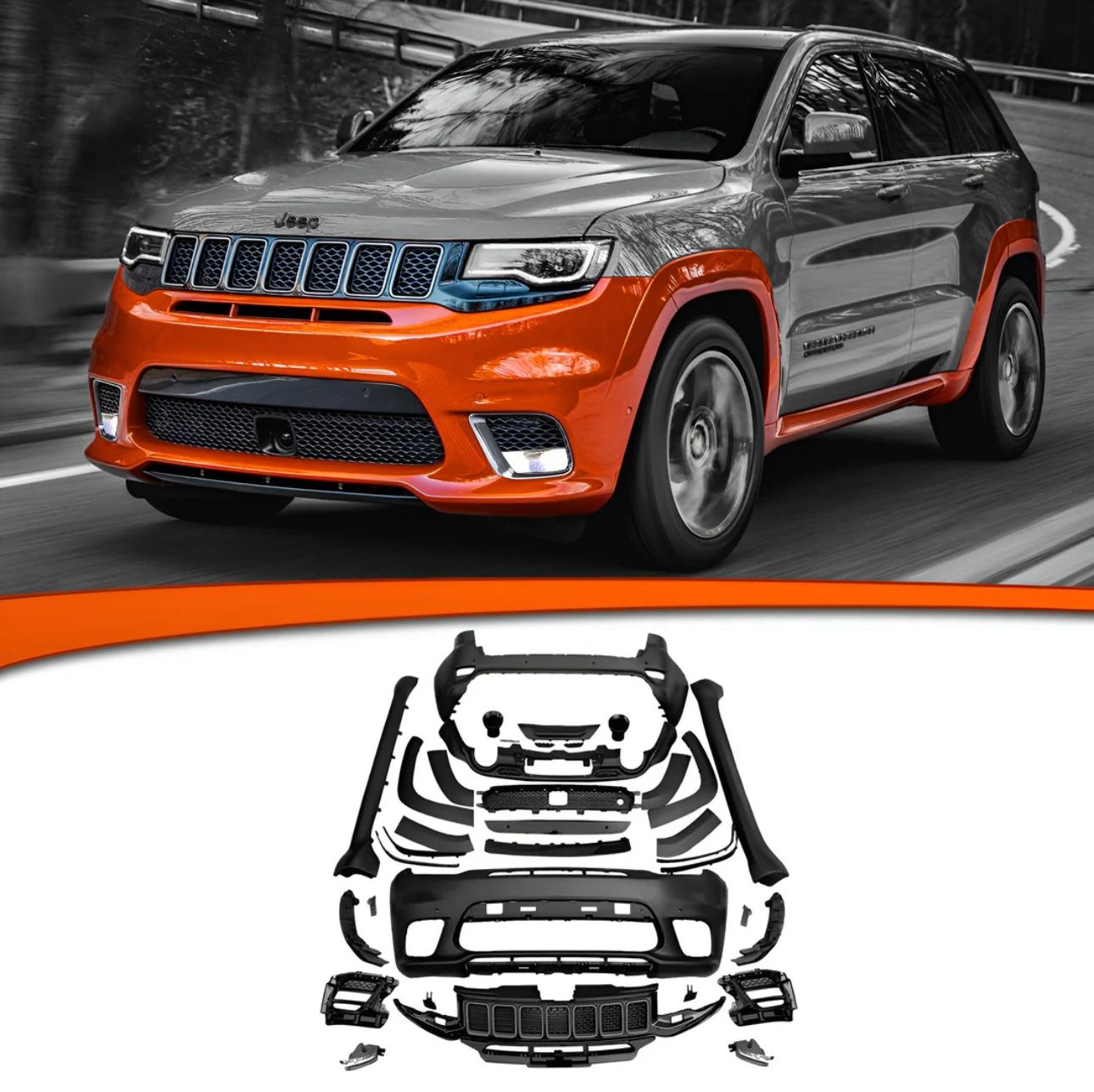 Jeep Grand Cherokee SRT Trackhawk Conversion Bumper