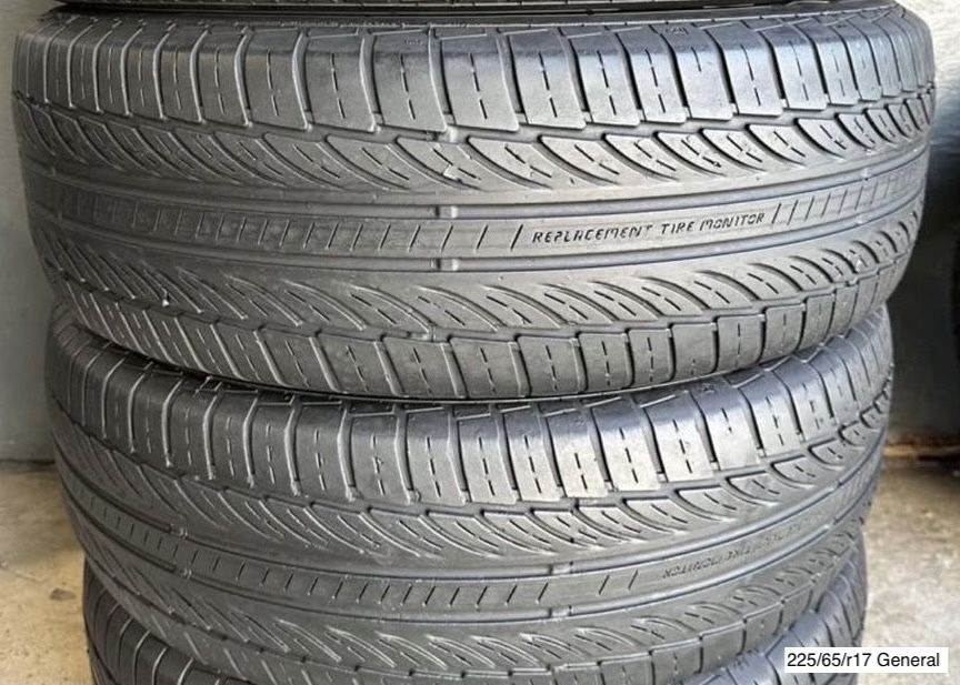 225/65/r17 General TWO (2) TIRES