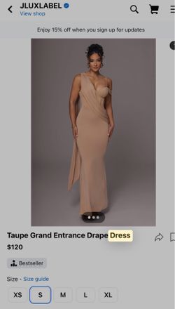 Small gorgeous gown