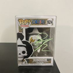 Funko Pop! One Piece: Brook Signed (Ian Sinclair) #924 JSA Certified 