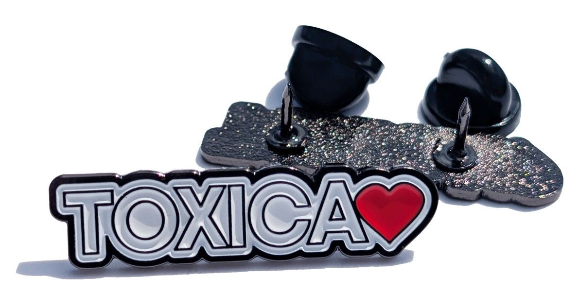 Pin Toxica Pin For Caps Clothing Enamel Badge Mexican pin Toxic Pin