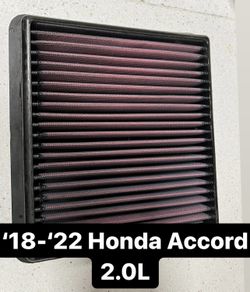 K&N Filter For 2018-2022 Honda Accord 2.0