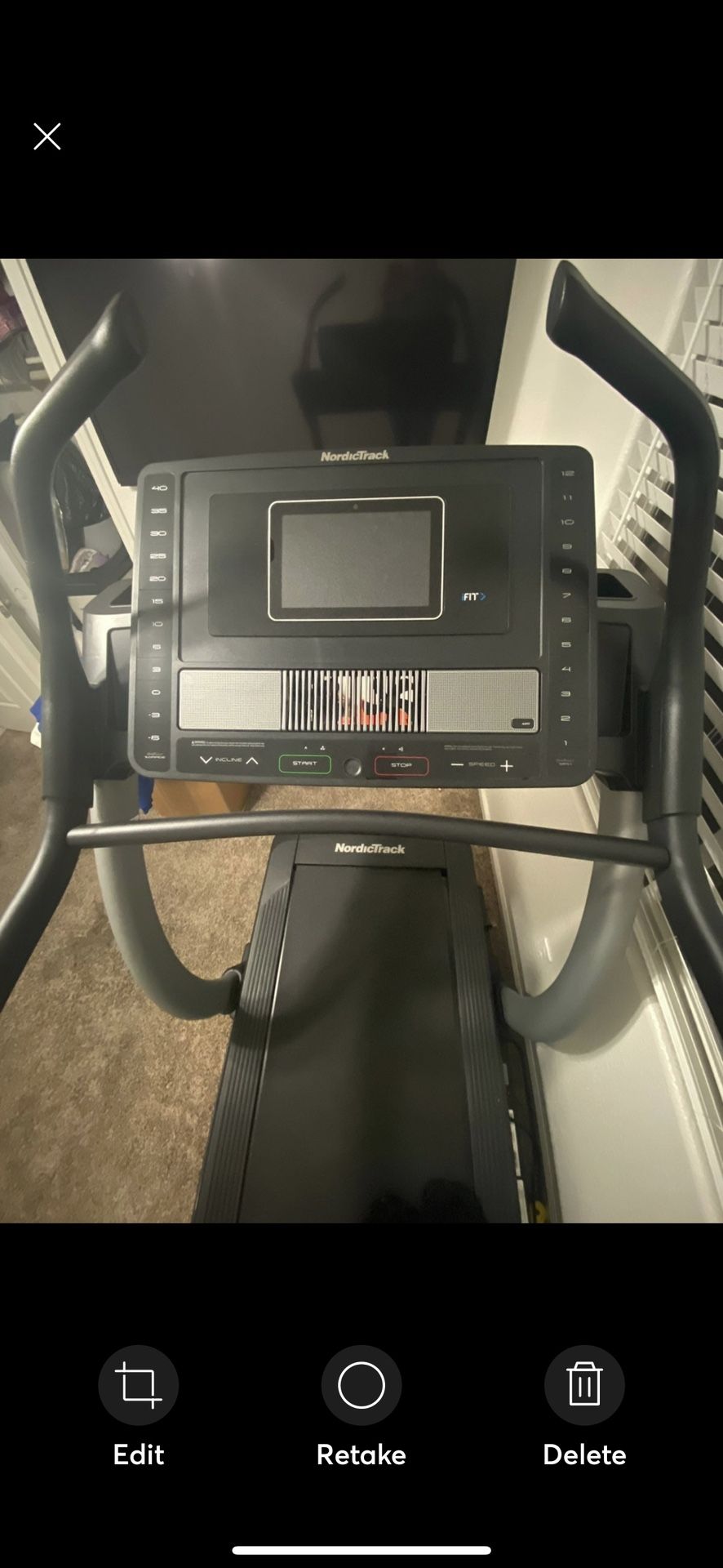 Nordic Track Treadmill X11i Commerce Incline