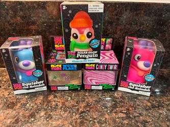 Nee Doh Xmas Squish Toy Bundle – 5 Pieces