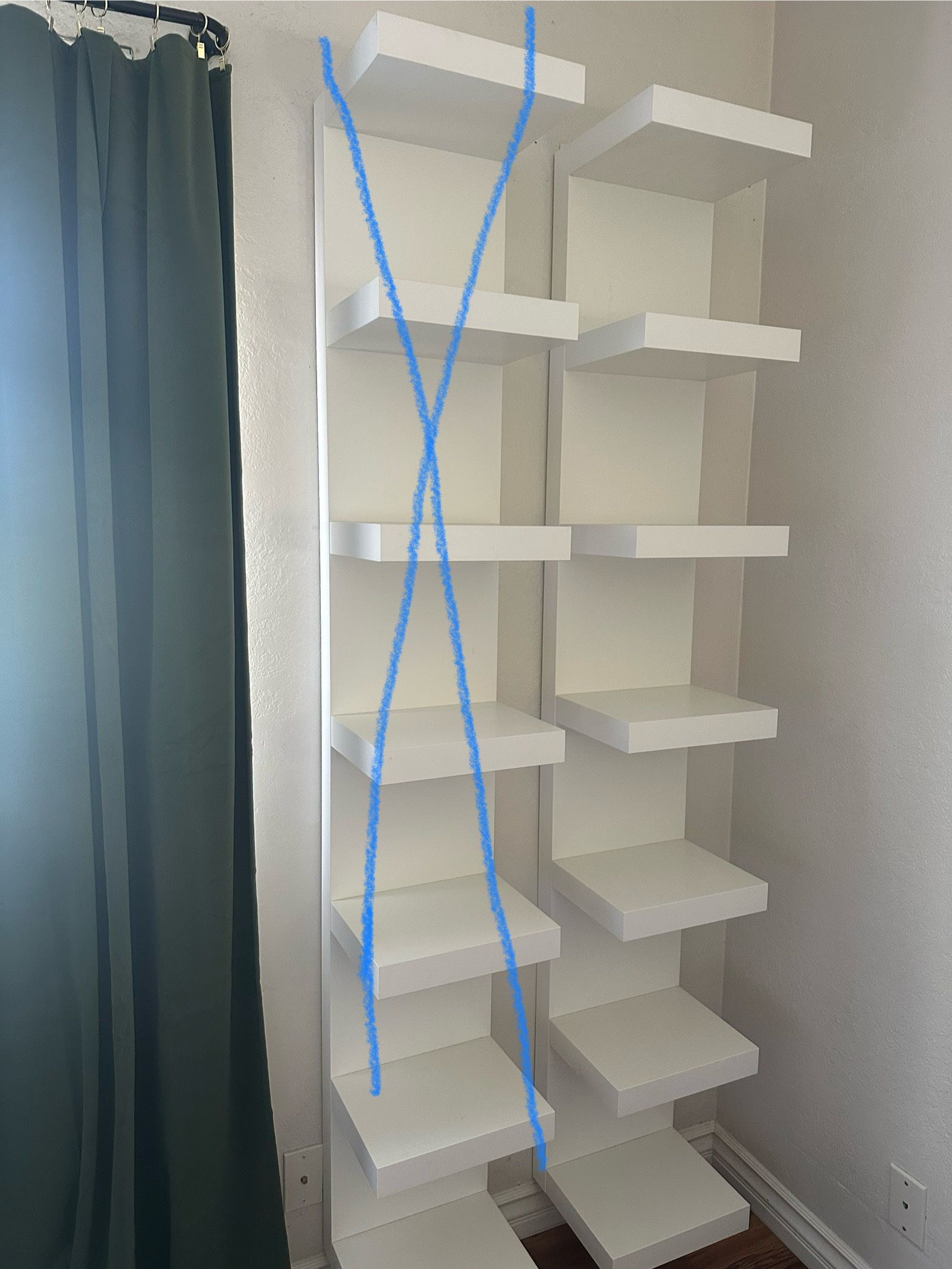 White Shelves
