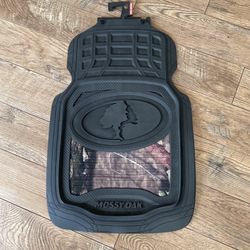 2PC DELUXE RUBBER MOSSY OAK CAR MAT SET