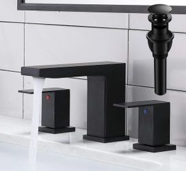 Hole Bathroom Faucet Brushed Nicke  And Black  F4 N $40