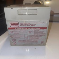 Fisher-Price Power Wheels 12V battery