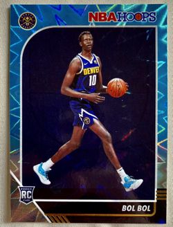 Bol Bol 2019-20 NBA Hoops Teal Explosion Parallel RC SP #233 Denver Nuggets