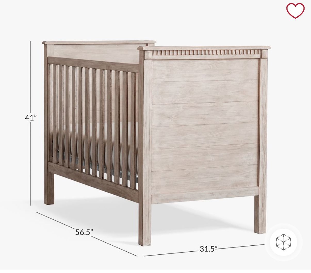 Pottery Barn Conversation Crib