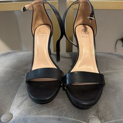 Black Ankle Strap Heels