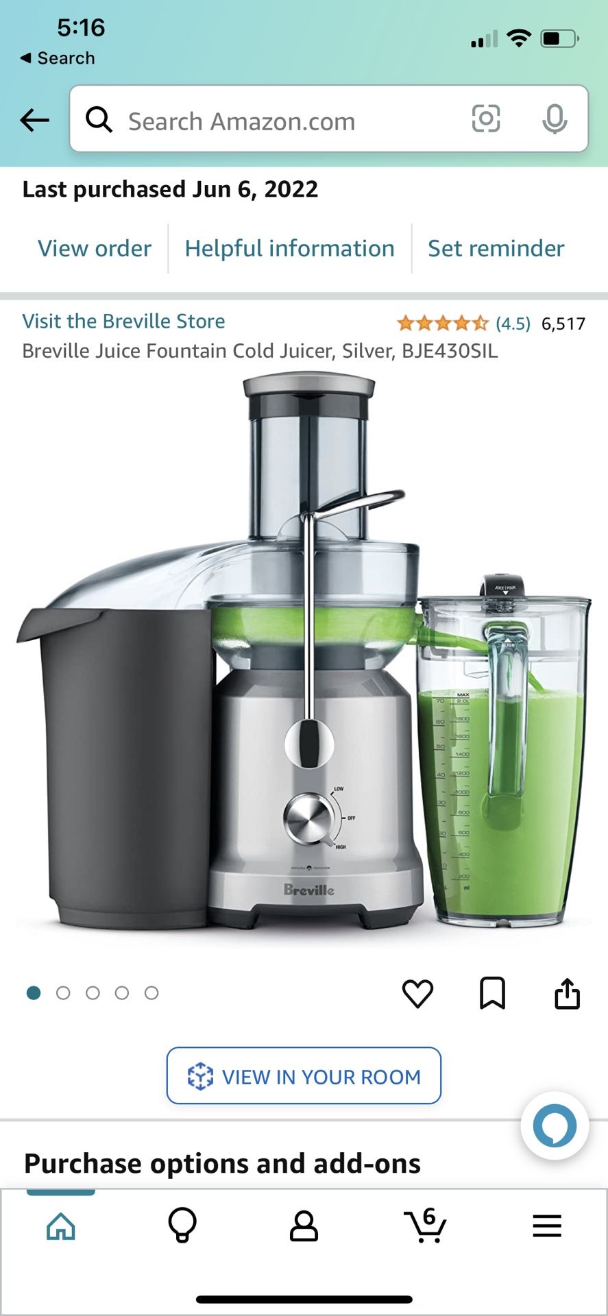 Breville Juice Fountain Cold Juicer