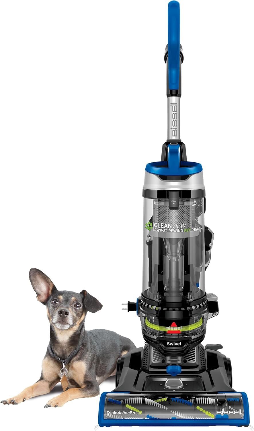Bissell CleanView Swivel Rewind Pet Reach Vacuum Cleaner - Used