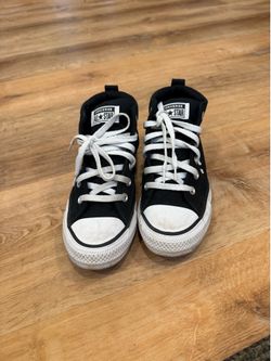 Black womens Converse