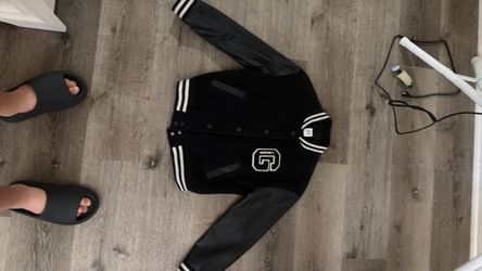 GAP 1969 Varsity Jacket Black/Gray Letterman Jacket