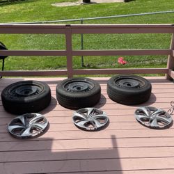 3 16 Inch Tires Rims And Hubcaps Honda 