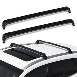 Roof Rack Cross Bars, Aluminum Luggage Rack Locked Crossbars 396lbs Bearing Roof Rails Fit for Land Rover LR3 2005-2009,for Land Rover LR4 2010-2016