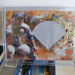 Dodgers Adrian Gonzalez Jersey Card