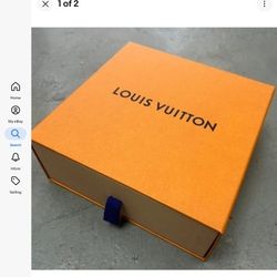 LOUIS VUITTON EMPTY BOX 100% ORIGINAL  6.75" X 6.75" X 2.50" INCH