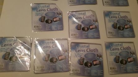 Crystal lens cloth