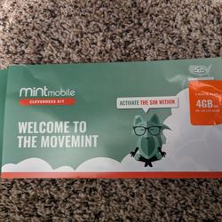 New mint mobile 4gb 3 month free SIM card