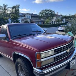 1991 Chevy Silverado Stepside With Camper 
