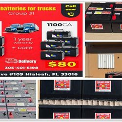 Baterías nuevas de camión para extracción de 900cca