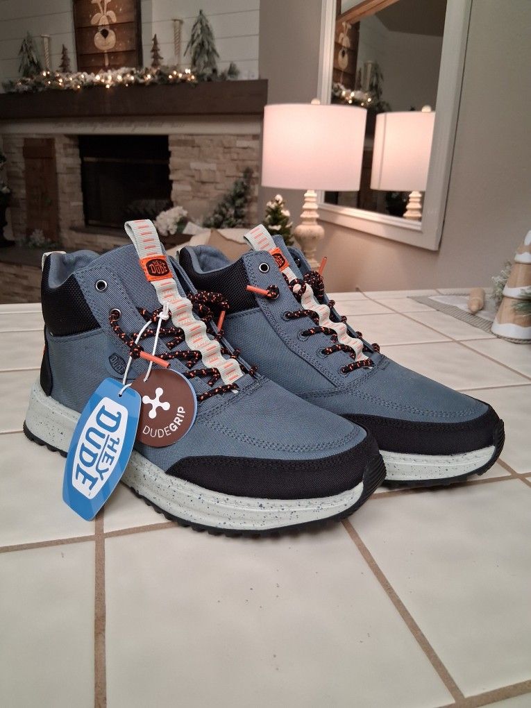Hey Dude Men’s Tahoe Explore Stormy Blue/Multi. Size 10 BRAND NEW!....Asking $60.00