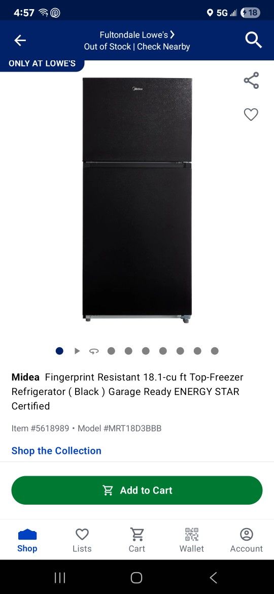 New Fridge