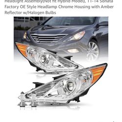 2011-2014 Hyundai Sonata headlights set brand New With Bulbs