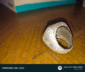 Ice out 925 silver ring