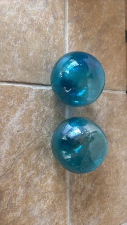 Glass fishing floats