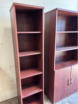 Bookcase and shelf