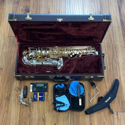 Saxophone, Jupiter, JAS-869, With Case And Accessories, In Good Condition  
