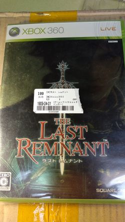 The Last Remnant for Xbox 360 (Japanese import)