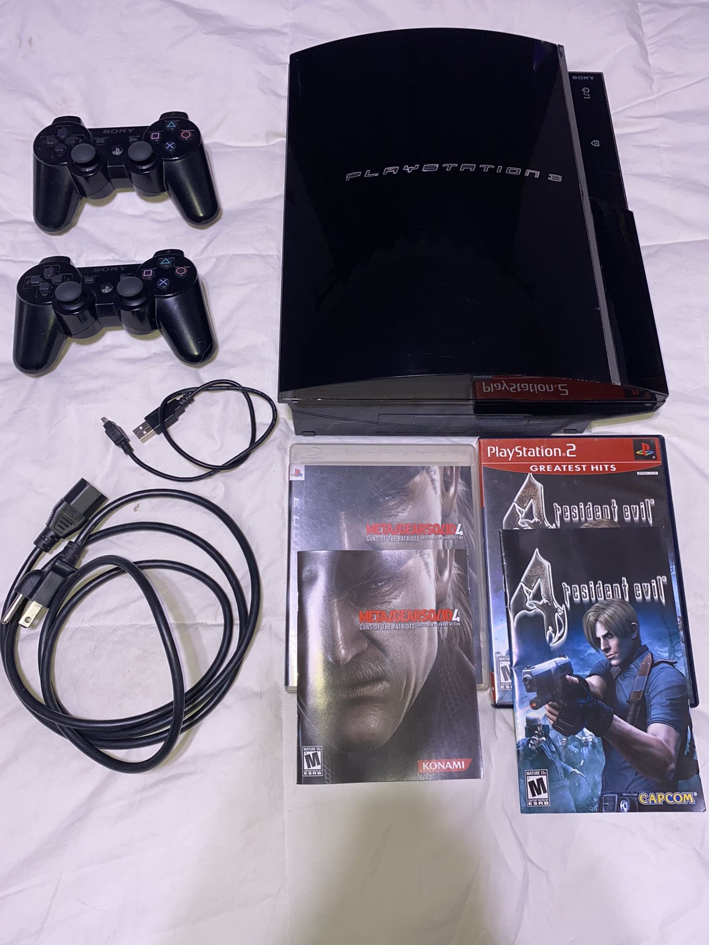 PlayStation 3 PS3 -PS2 PS1 Backwards Compatible 60GB CECHA01