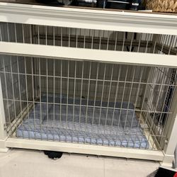 Large Wood Dog Crate