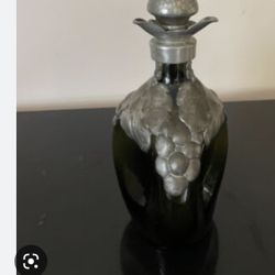 vintage pewter decanter from Denmark 1920s