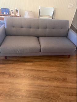 Living Spaces Mid Century Couch