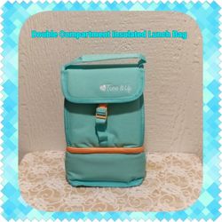 DOUBLE COMPARTMENT INSULATED LUNCH BAG (UNUSED)

