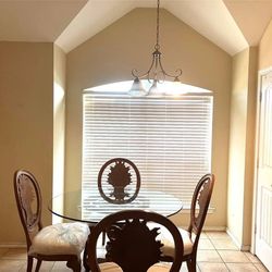 Walnut Brown Dining Table ($300)