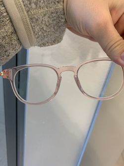 Warby Parker/Calvin Klein glasses