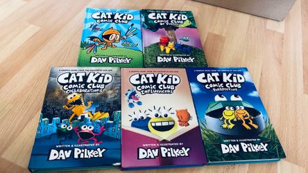 Cat Kid Book Series by Dave Pilkey