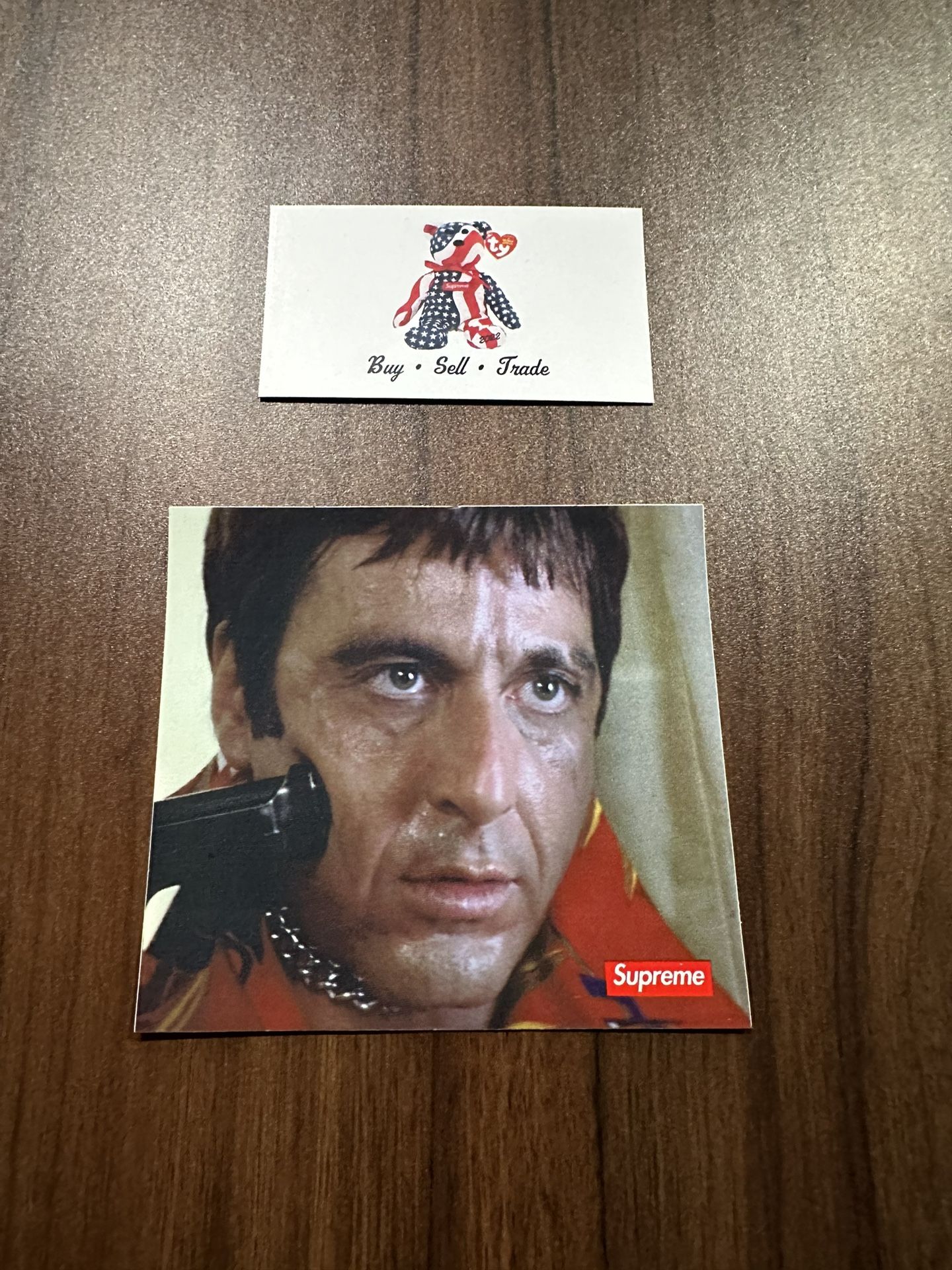 Supreme Scar Face Sticker