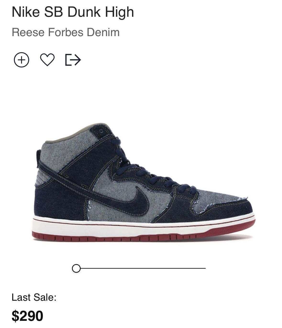 Nike Sb Dunks Reese Forbes Denim High