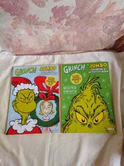 Grinch Jumbo coloring and activity books