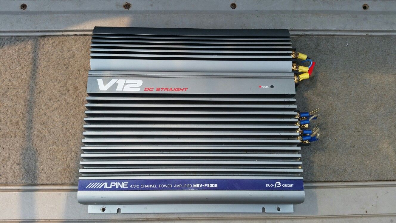 Alpine V12 amplifier MRV-F300S