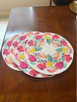 4 Piece Tulip Table Mats