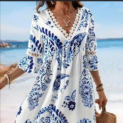 Ladies Summer Dress Size MEDIUM