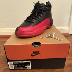 Jordan 12 Retro Flu Game Size - 5.5Y (Size 7 Women)